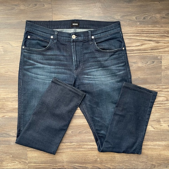 Hudson Jeans Slim Straight in Dark Blue - Picture 1 of 12